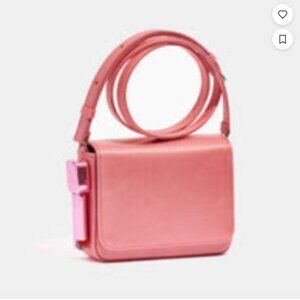 Edie Parker Burn Crossbody in Pink Bubblegum